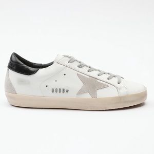Golden Goose White & Black Super-Star Leather Sneaker Women’s